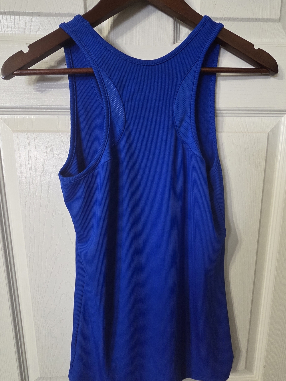 Under Armour Blue Ribbed Racerback Tank Top - Picture 2 of 3
